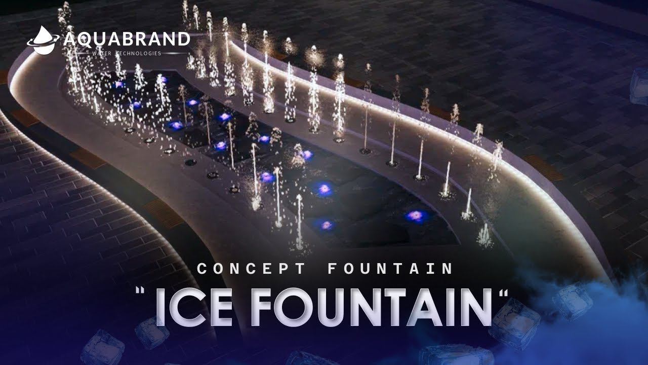Ice Fountain - 3D концепт фонтана