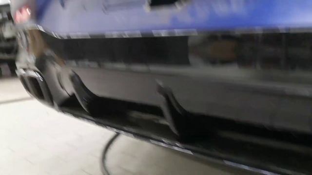 Mercedes Benz GT63 X290 Снятие заднего бампера