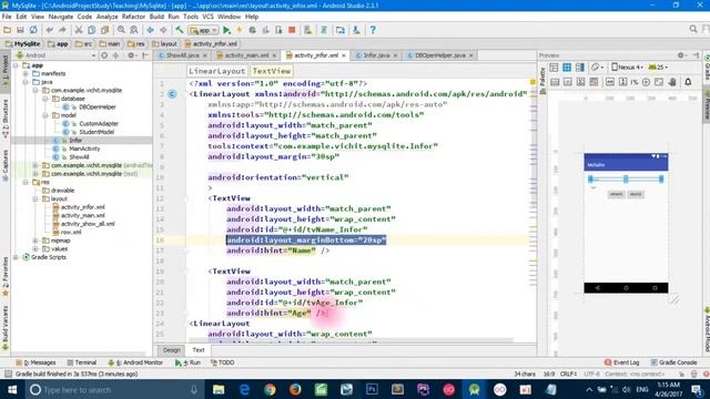 Android Database SQLite - Open Activity, Pass Data when Clicked Custom ListView in Android(Part5) смотреть онлайн
