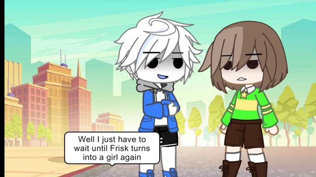 Sans, Are You? || Frans || Frisk Boy AU || Undertale || Gacha Club смотреть онлайн