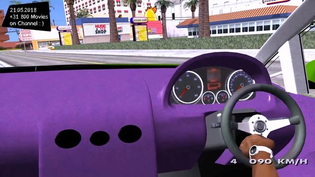 Volkswagen Touran "The Hulk" Test Drive GTA SA _REVIEW смотреть онлайн