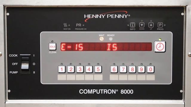 Troubleshooting Error Code E-15 - Henny Penny 4-Head Pressure Fryers смотреть онлайн