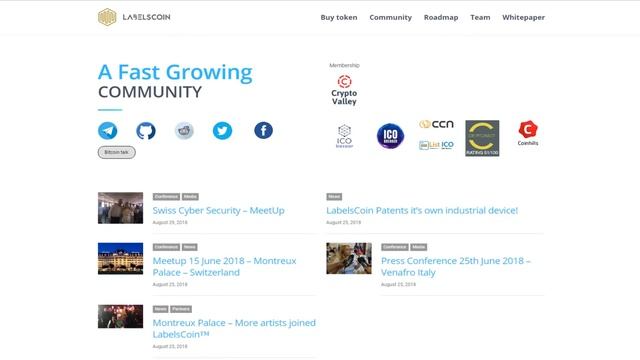 LabelsCoin (LBSC) Обзор от ICO Каталог смотреть онлайн