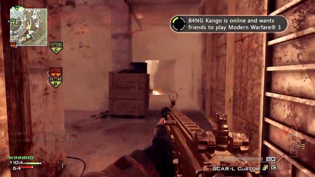 Modern Warfare 3 DLC Mw3 DLC Map Pack #2 Domination on Overwatch w/ Gold Scar-L Gameplay/Commentary смотреть онлайн