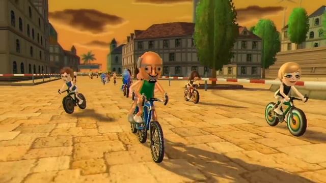 Wii Sports Resort: Part 11 | Cycling (4-Player) смотреть онлайн
