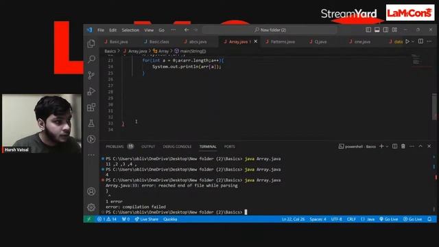 Day 5 | Patterns and Arrays in Java (5 Days) смотреть онлайн