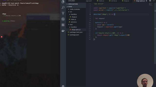 Using dependency injection with express смотреть онлайн