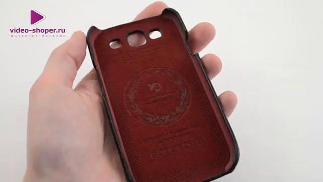 Задняя кожаная накладка Borofone для Samsung Galaxy S3 Черный крокодил смотреть онлайн