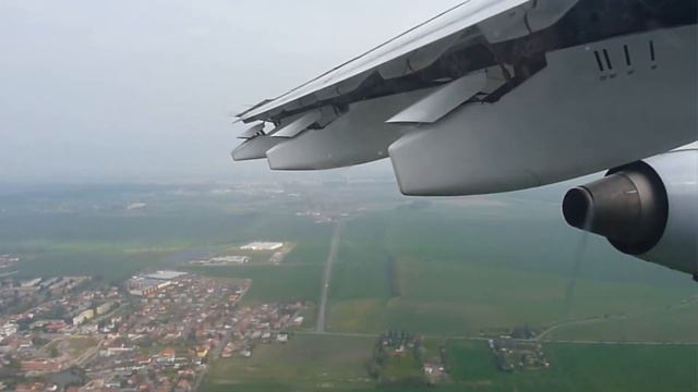 British Aerospace Avro RJ-100 Landing Prague Ruzyne Airport
