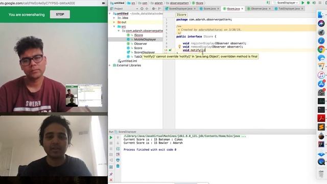 Observer Pattern | Java Illustration смотреть онлайн