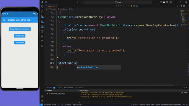 Flutter Display Over Other Apps || How To Request Permission For Display Over Other Apps In Flutter смотреть онлайн