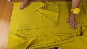 Жилет удлиненный без выкройки. Кроим сразу на ткани.mp4