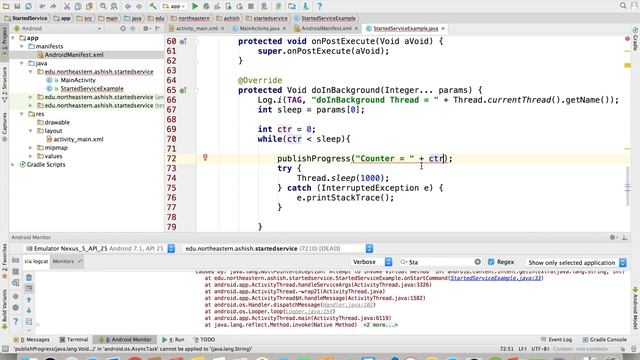 Started Service Async Task смотреть онлайн