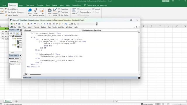 How to Lookup the Next Largest Value in Excel смотреть онлайн