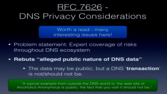 IETF 97 - DNS Privacy Tutorial смотреть онлайн