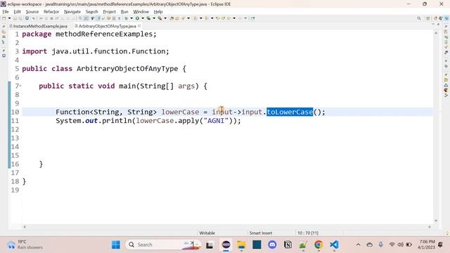 Java8 | 36 | Method reference | Instance method of an arbitrary object of a particular type | Tamil смотреть онлайн