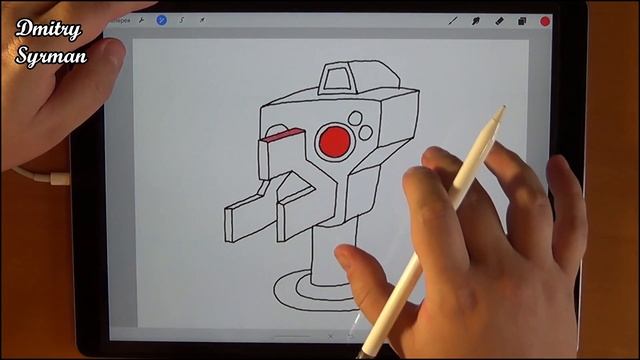 How to draw robot, Как нарисовать робота смотреть онлайн