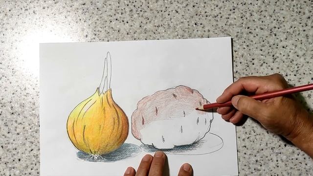 Овощи Картофель и лук смотреть онлайн