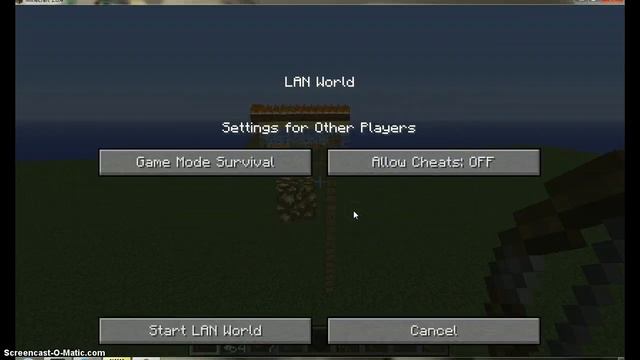 how to make and join lan world (minecraft 1.6.4) смотреть онлайн