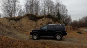 Мицубиси Паджеро Спорт НА БЕЗДОРОЖЬЕ.  PAJERO SPORT OFF-ROAD