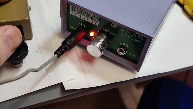 QRP 40м ТПП трансивер Forty 9er из Китая. Модификация с DDS синтезатором. смотреть онлайн