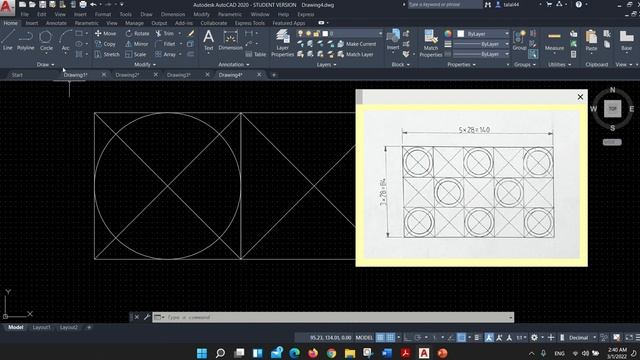 13 Autocad example تمرين اوتوكاد смотреть онлайн
