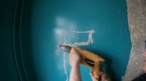Как снять краску со стены.Удаление краски с бетонной стены.