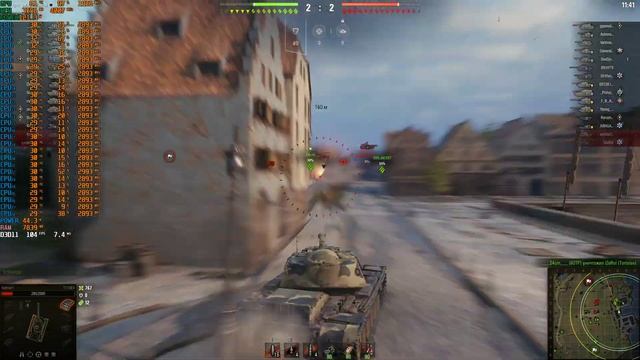 World of Tanks на Intel Xeon E5-2680 v4+GTX 1060 6Gb. смотреть онлайн