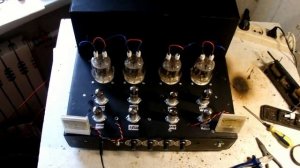 Ламповый двухтактный  усилок на ГУ 29 100 ватт на канал