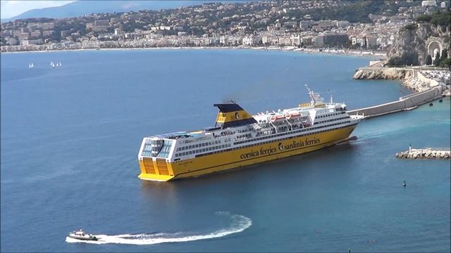 Mega Express Two - Corsica Ferries Sardinia Ferries partenza Nizza смотреть онлайн