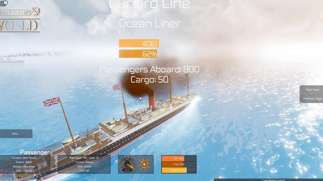 RMS Carpathia | Tiny Sailors World | Roblox смотреть онлайн