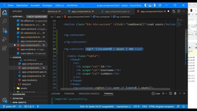 Tutoriel NgRx #29 - Gérer le temps de chargement du service Web avec Redux смотреть онлайн