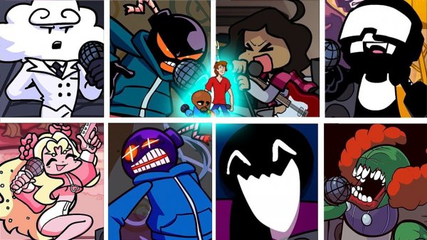 Last Reel but Every Turn a Different Character Sings ?(FNF Last Reel but Everyone Sings).