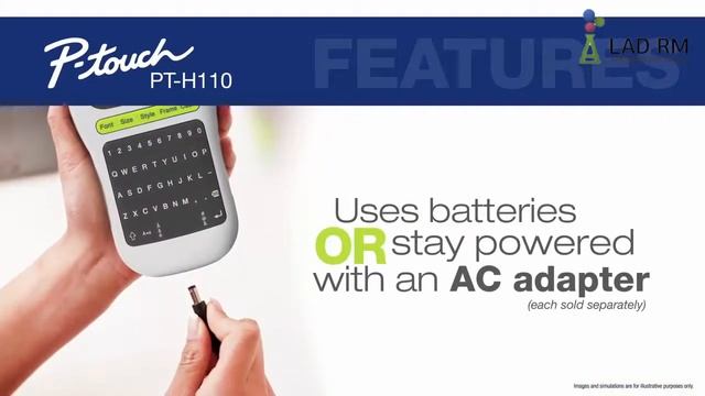 BROTHER P-Touch PT-H110 принтер для печати этикеток. Скажи НЕТ хаосу! смотреть онлайн