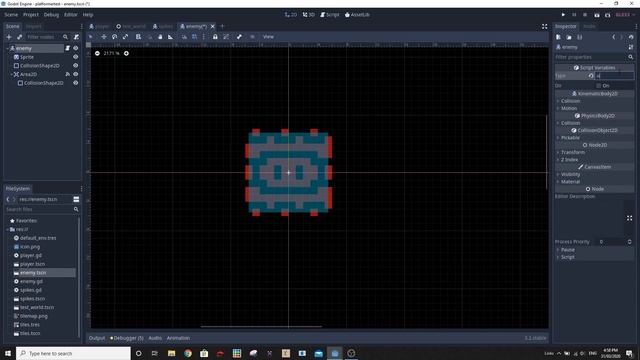 Godot 3.2 - Platformer Tutorial - Part 3 - Spikes, moving Enemys, color, and exporting variables смотреть онлайн
