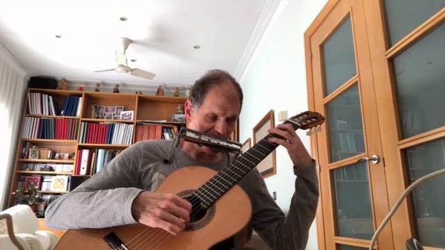 Gymnopedie 3 by Erik Satie, version for guitar and harmonica by Martí Batalla. смотреть онлайн