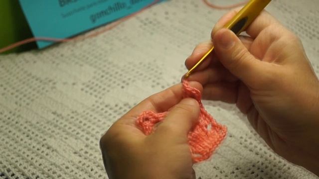 Квадратный МОТИВ "По спирали",вязание КРЮЧКОМ,(узор №269) смотреть онлайн