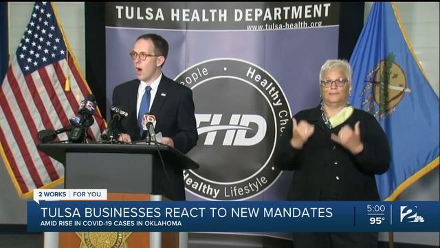 Tulsa businesses react to new mask mandate смотреть онлайн