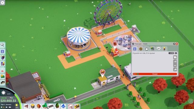 Parkitect Booms and Blooms Gameplay (PC Game) смотреть онлайн