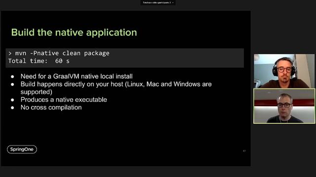 The Path Towards Spring Boot Native Applications смотреть онлайн