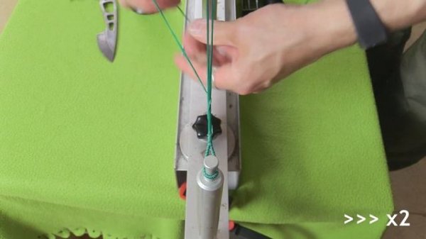 Изготовление тетивы: Бесконечная петля / Making a bowstring: Endless Loop