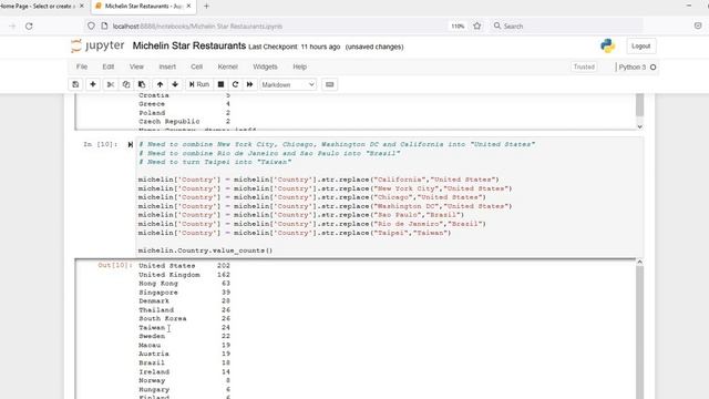 Michelin Star Python Data Cleaning смотреть онлайн