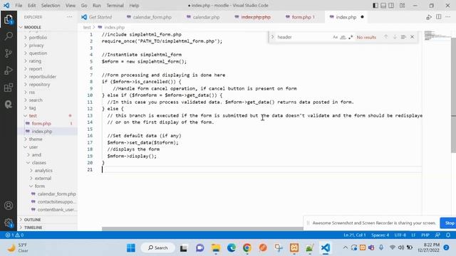 Moodle Tutorial for Developers (Part-3: Form Processing - 1) смотреть онлайн