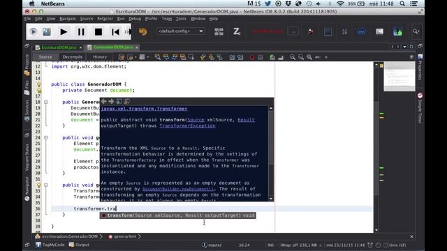 Java: Escribir XML con DOM y NetBeans | TechKrowd смотреть онлайн