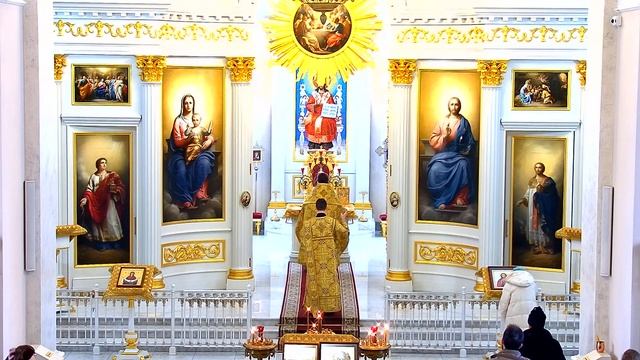 12.02.2023 10-00 Прямая трансляция в Храме Рождества Христова на Песках, Санкт-Петербург. смотреть онлайн