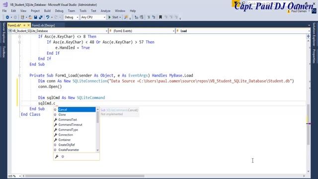 How to Create Student Database Management Systems using SQLite in Visual Basic.Net - Full Tutorial смотреть онлайн