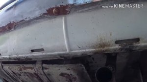 Демонтаж заднего бампера «Волги» Газ-24.