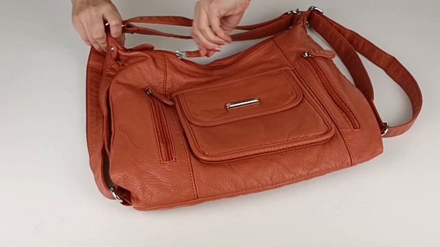 сумка рюкзак оранжевая