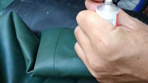 жидкая латка  ремонт ПВХ лодки