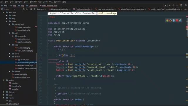 Part 10 - Coding the 'Organize Posts By' Links in the Laravel Controller смотреть онлайн